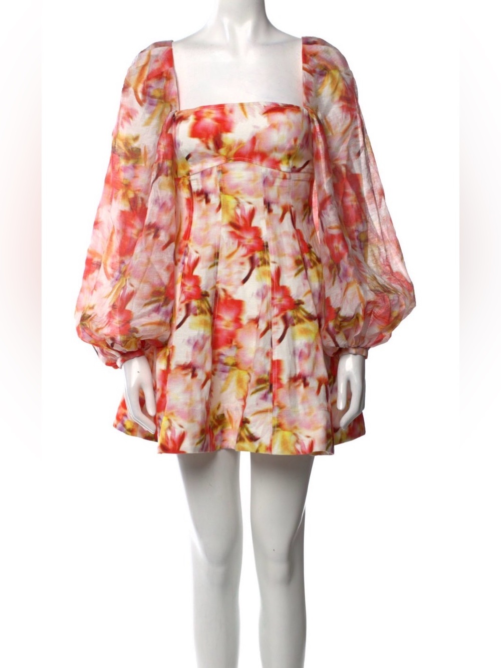 Printed Mini Dress